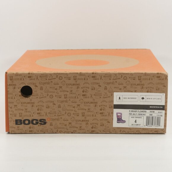 Bogs Grasp Flowers 'Purple Multi' Boots 78759-540 Multi-Size - Picture 13 of 14
